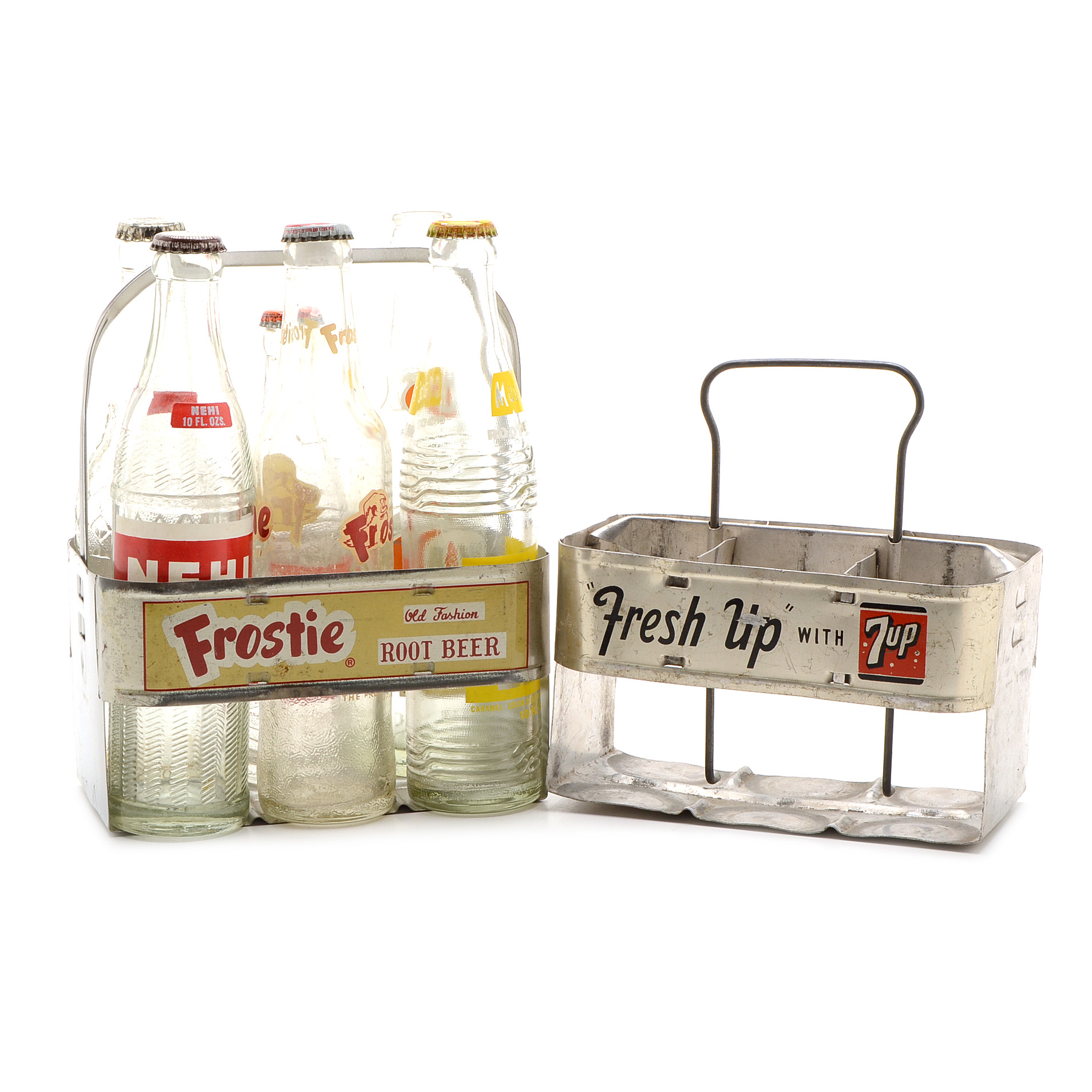 Vintage Soda Crates and Bottles