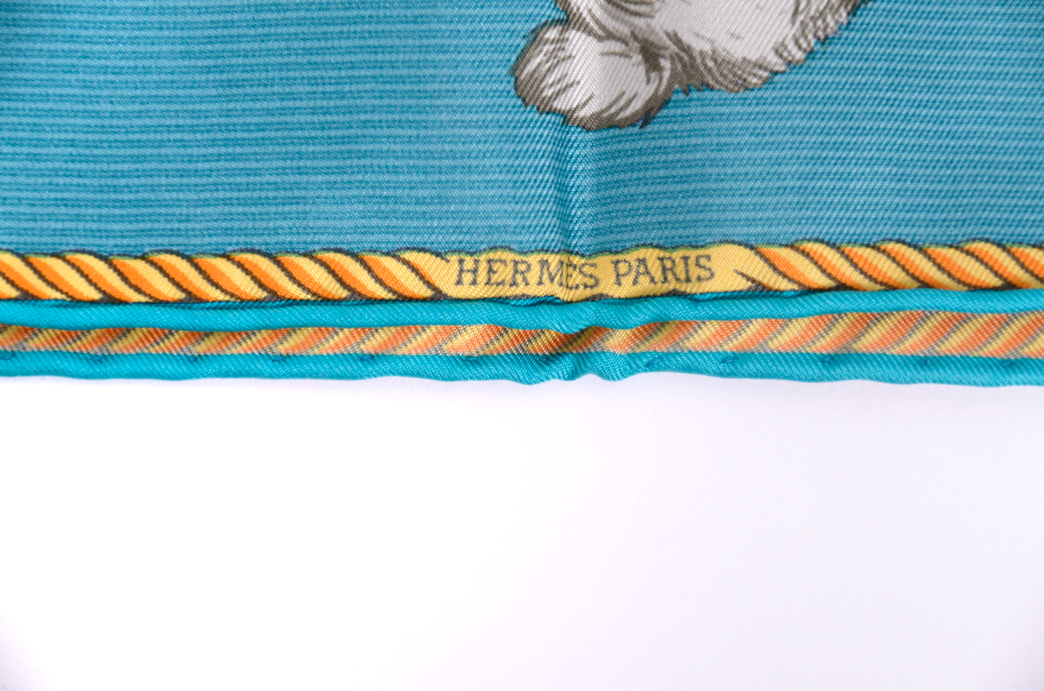 Hermès Rabbit Duck Illusion Silk Scarf