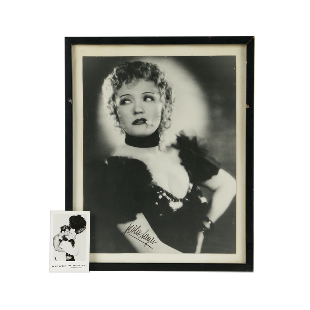 Black and White Photograph of Pola Negri