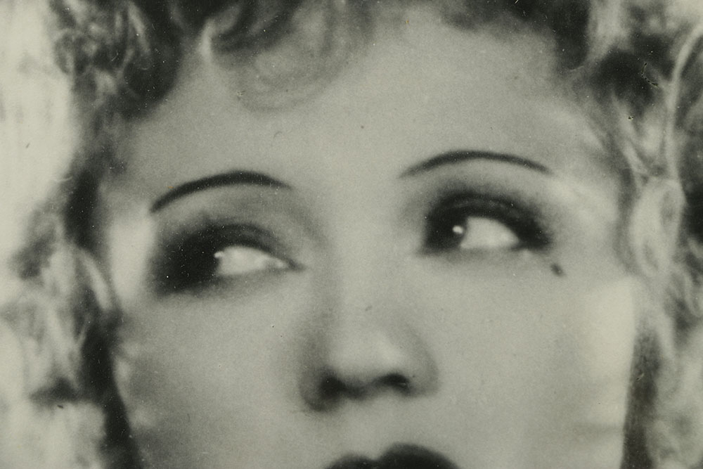 Black and White Photograph of Pola Negri