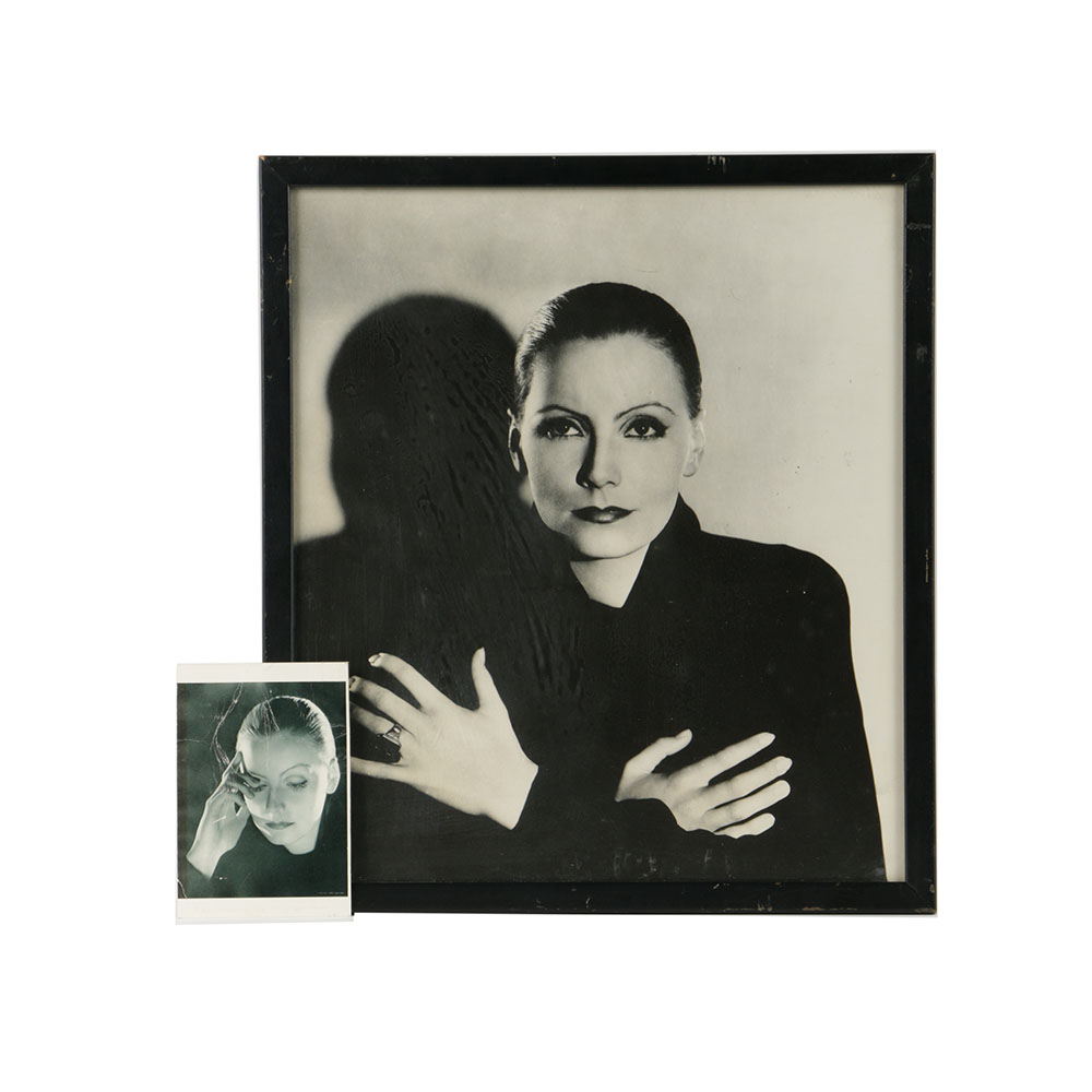 After Clarence Sinclair Bull Black and White Photograph of Greta Garbo