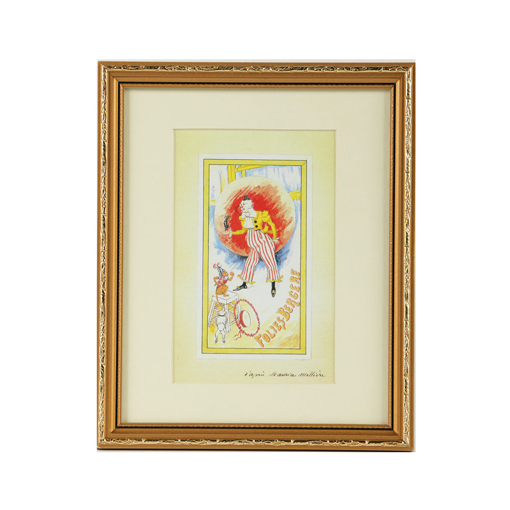 After Maurice Millière Offset Lithograph of Folies-Bergère Poster