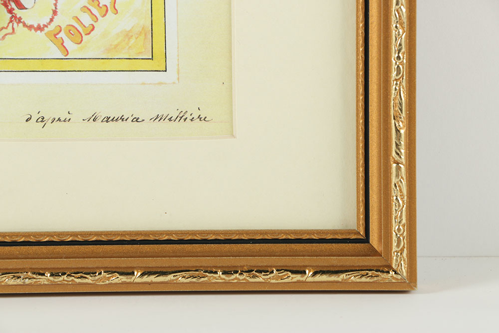 After Maurice Millière Offset Lithograph of Folies-Bergère Poster