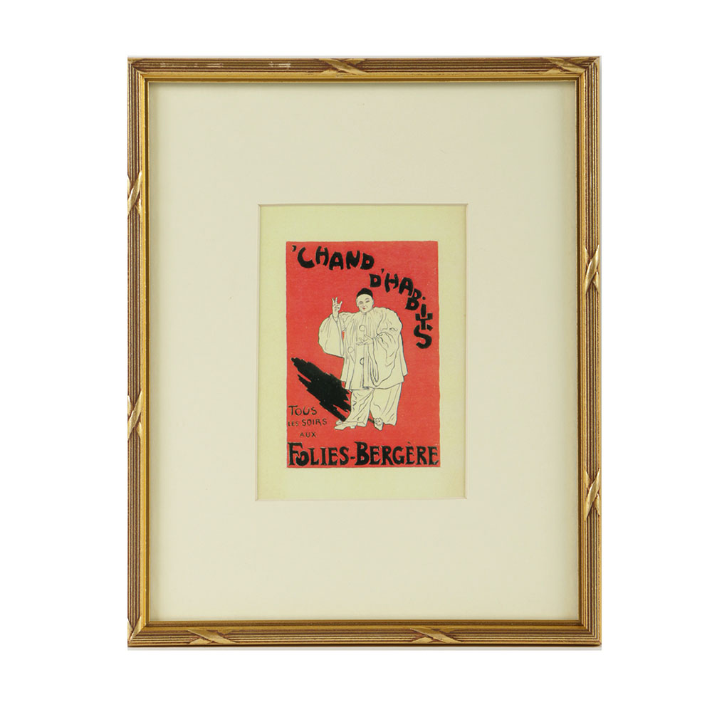 After Jean de Paleologue Offset Lithograph of "Chand d'Habits" Poster