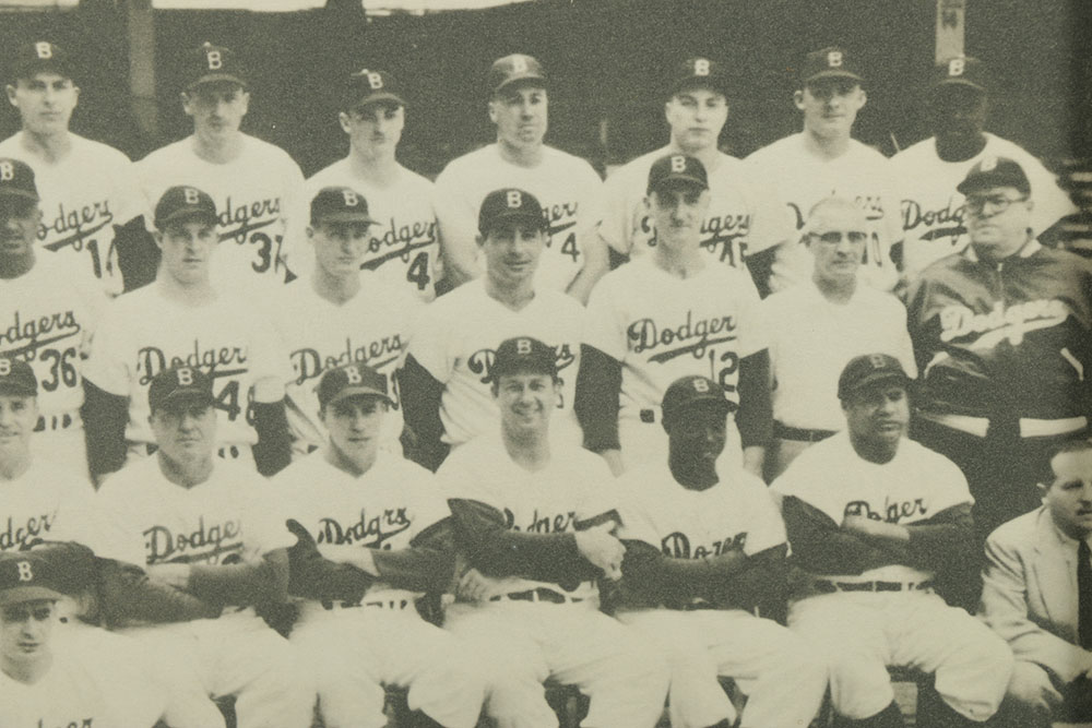 Reproduction Photograph of the 1955 Brooklyn Dodgers