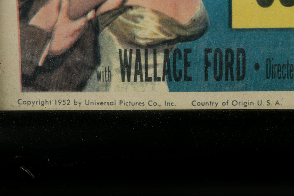 Offset Lithograph After Original Movie Poster "Flesh and Fury"