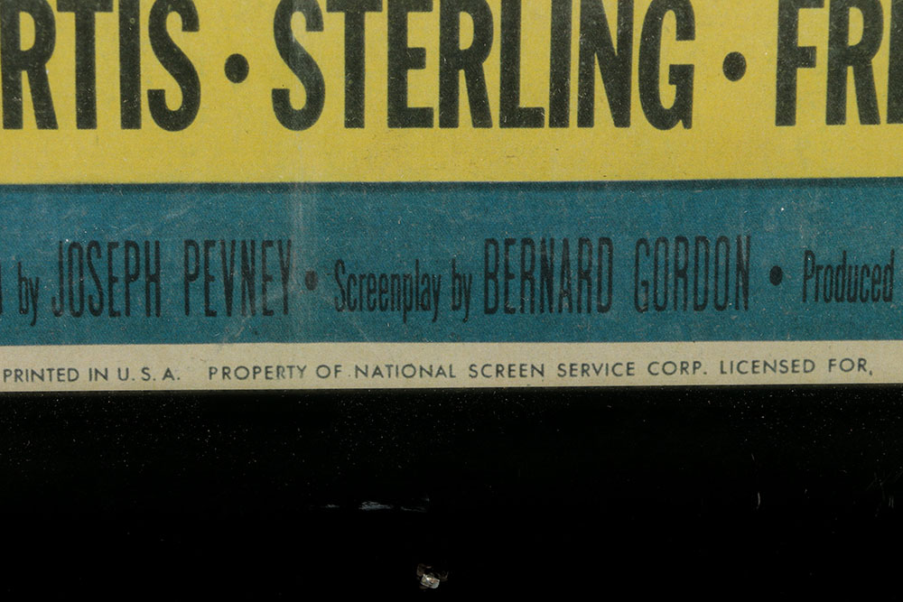 Offset Lithograph After Original Movie Poster "Flesh and Fury"