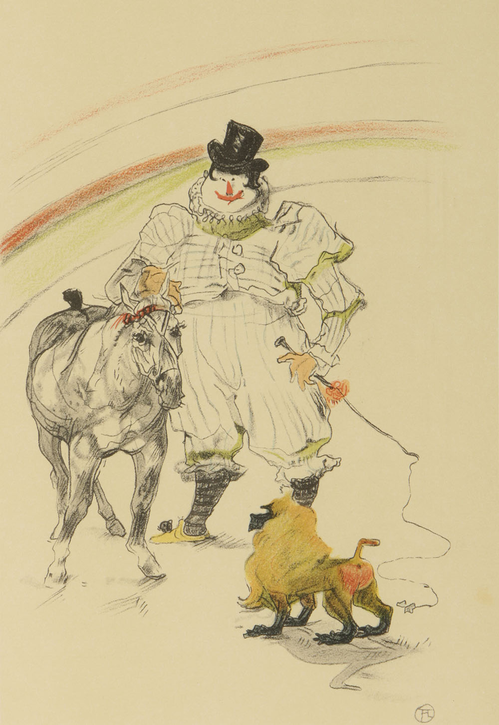 After Henri de Toulouse-Lautrec Lithograph on Paper "The Circus Portfolio"