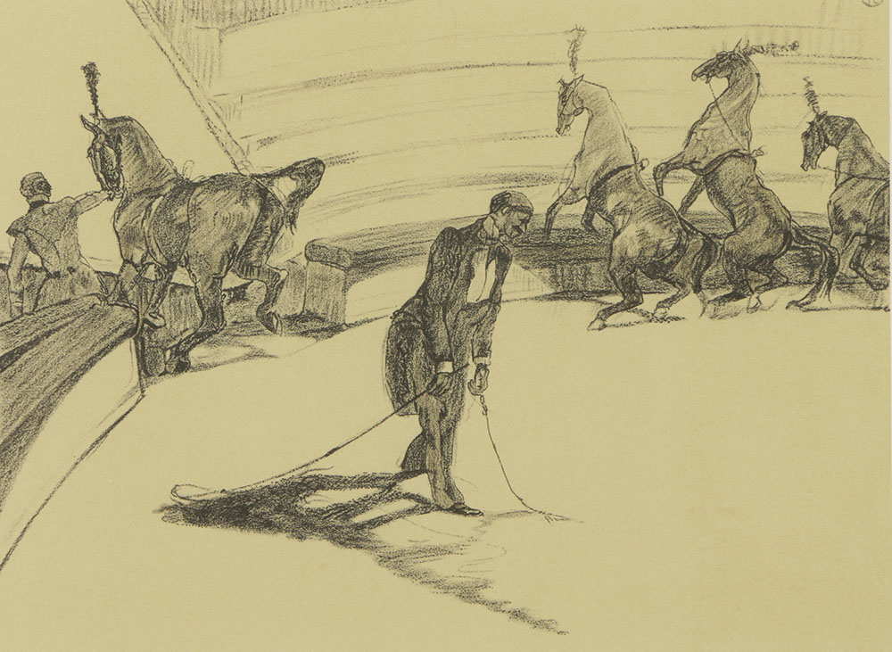 After Henri de Toulouse-Lautrec Lithograph on Paper "The Circus Portfolio 11"