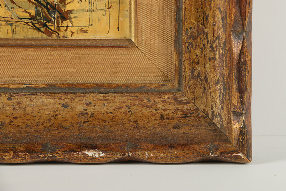 T. Kosty Oil Painting on Board "Au Cadet"