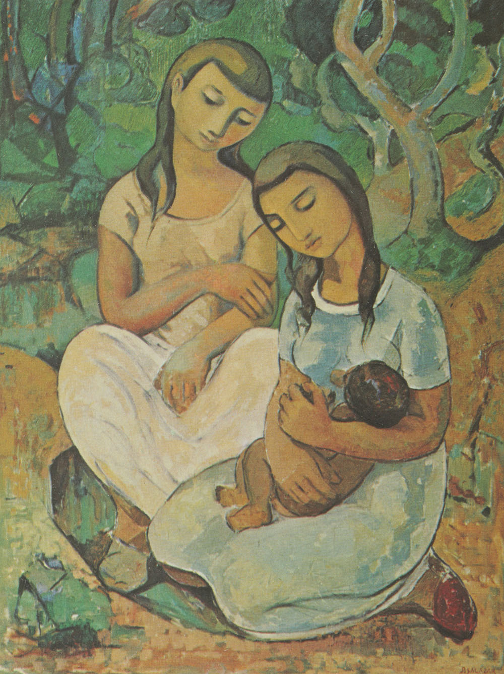 Braulio Salazar Commemorative Cancellation Page "Maternal Rhythms"