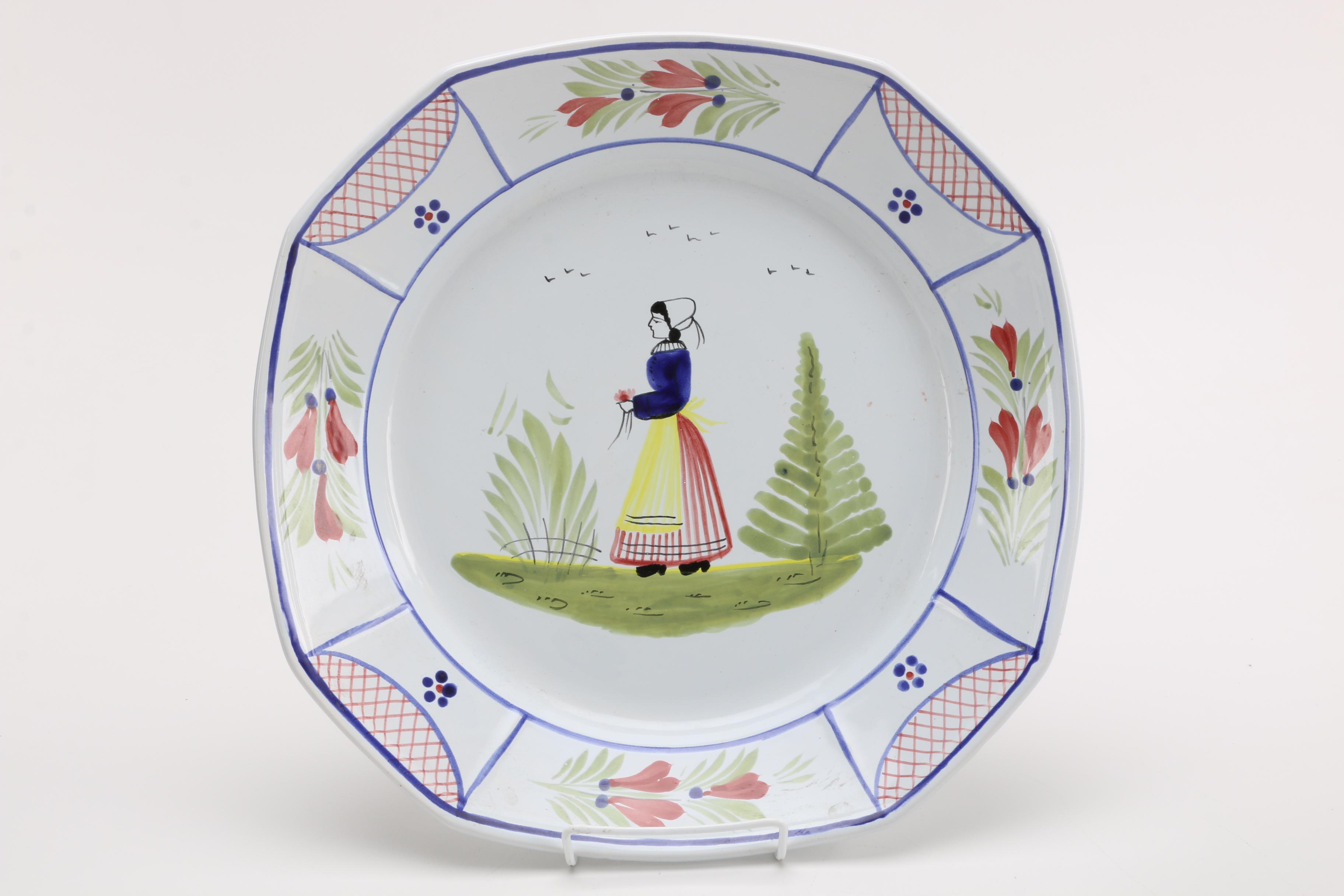 Henriot Quimper Tableware