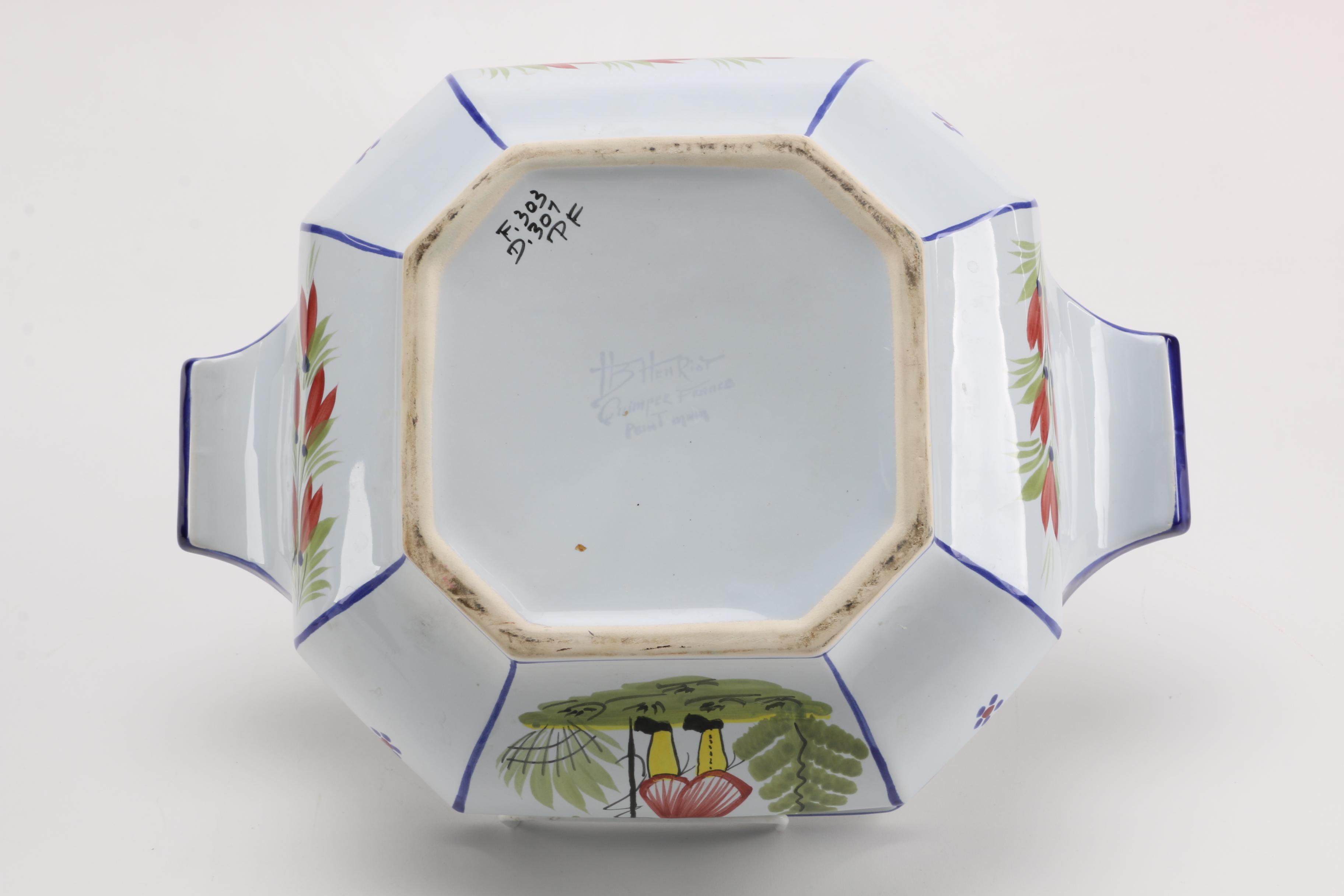 Henriot Quimper Tableware