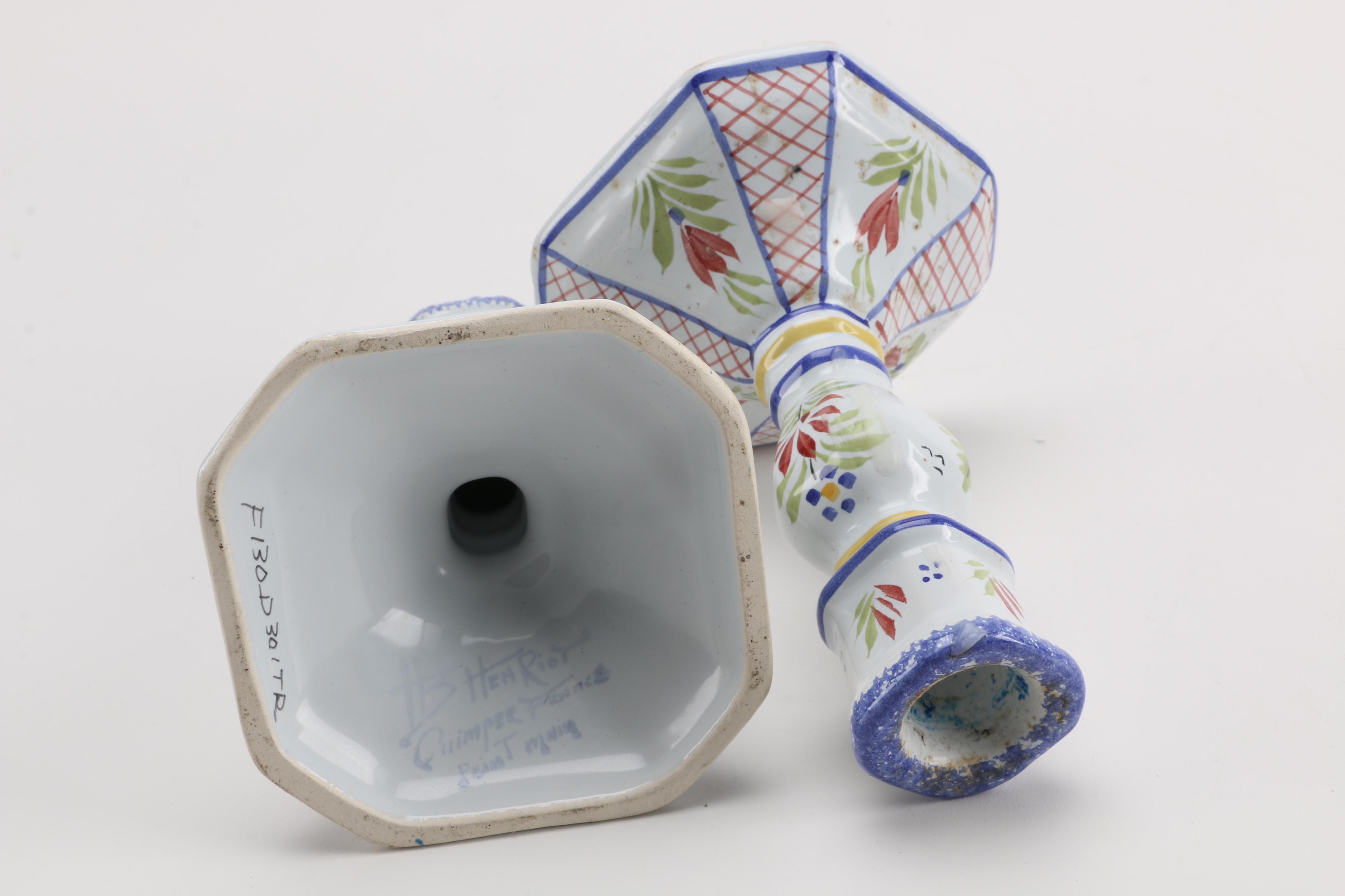 Henriot Quimper Tableware