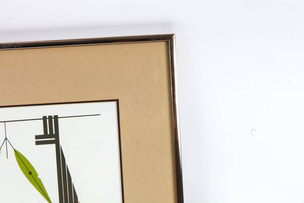 Charley Harper Limited Edition Serigraph "Down Under Down Under"