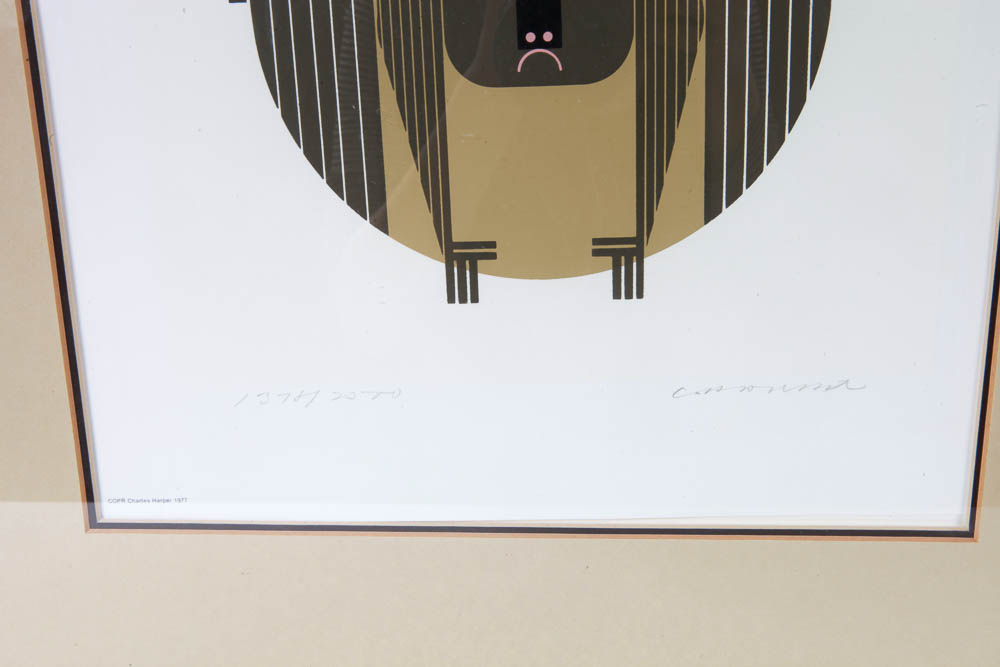 Charley Harper Limited Edition Serigraph "Down Under Down Under"