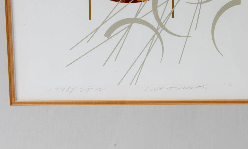 Charley Harper Limited Edition Serigraph "Phancy Pheathers"