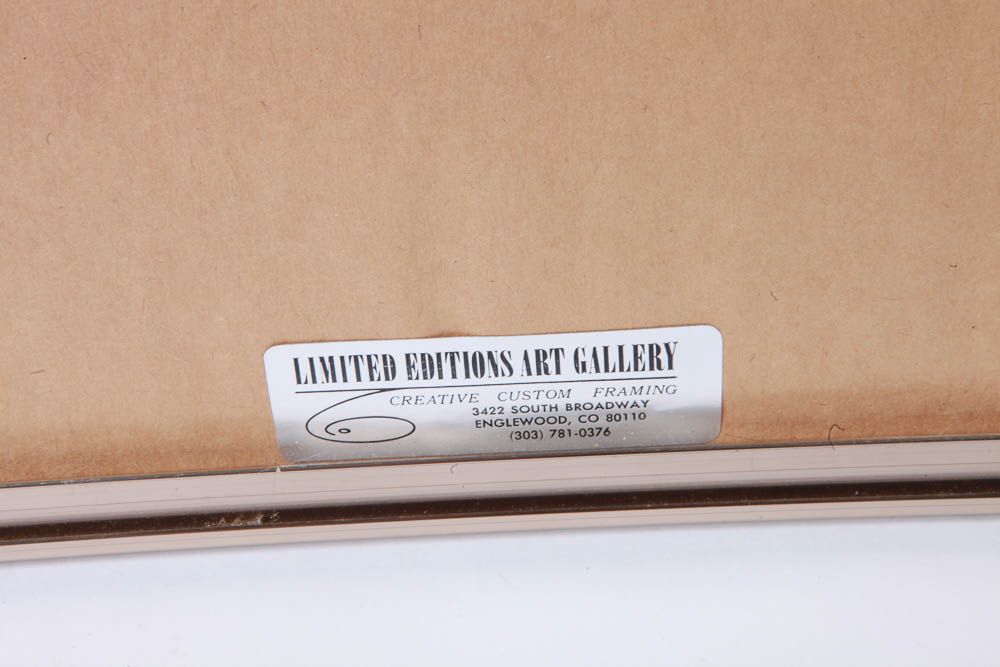 Charley Harper Limited Edition Serigraph "Phancy Pheathers"