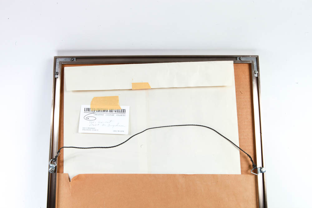 Charley Harper Limited Edition Serigraph "Phancy Pheathers"