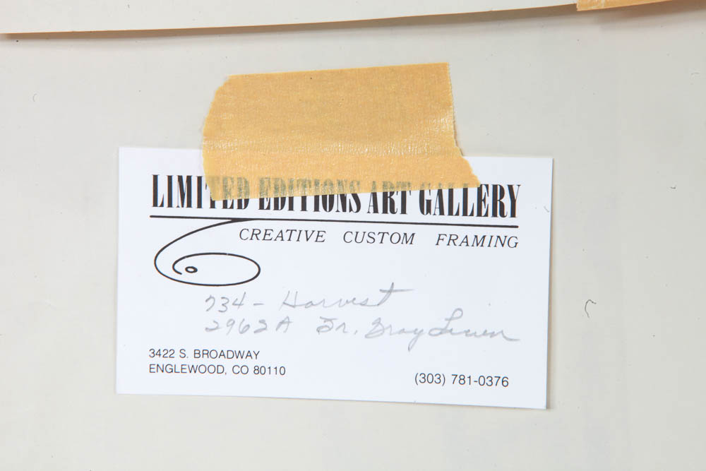 Charley Harper Limited Edition Serigraph "Phancy Pheathers"