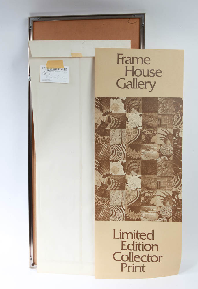 Charley Harper Limited Edition Serigraph "Phancy Pheathers"