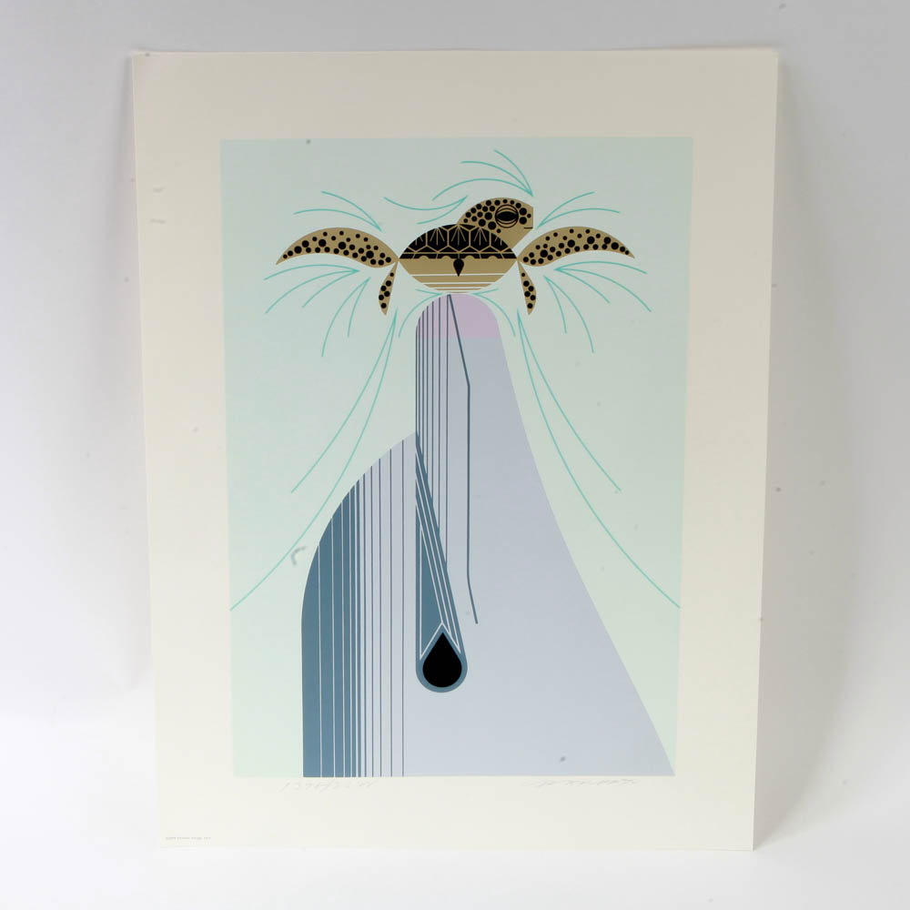 Charley Harper Limited Edition Serigraph "Dolfun"
