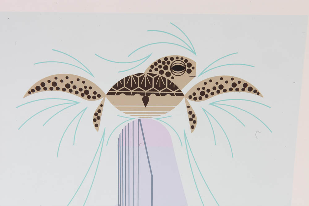 Charley Harper Limited Edition Serigraph "Dolfun"