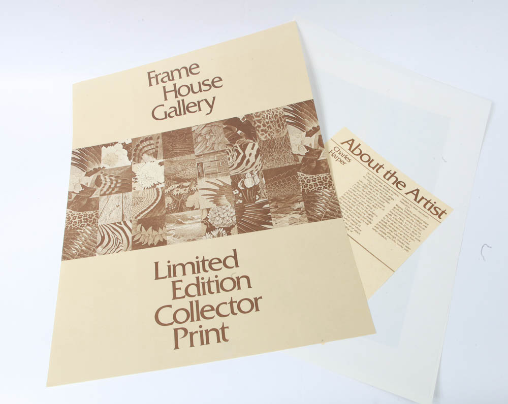 Charley Harper Limited Edition Serigraph "Bittern Suite"