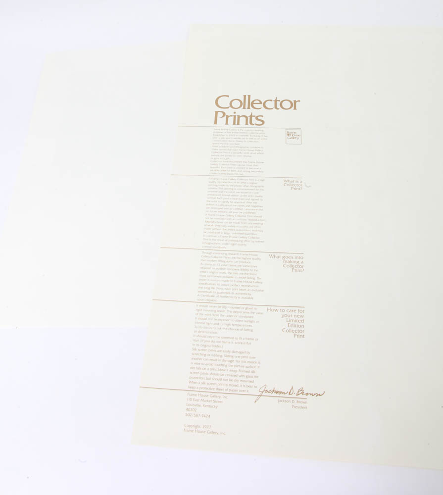 Charley Harper Limited Edition Serigraph "Frog Eat Frog"