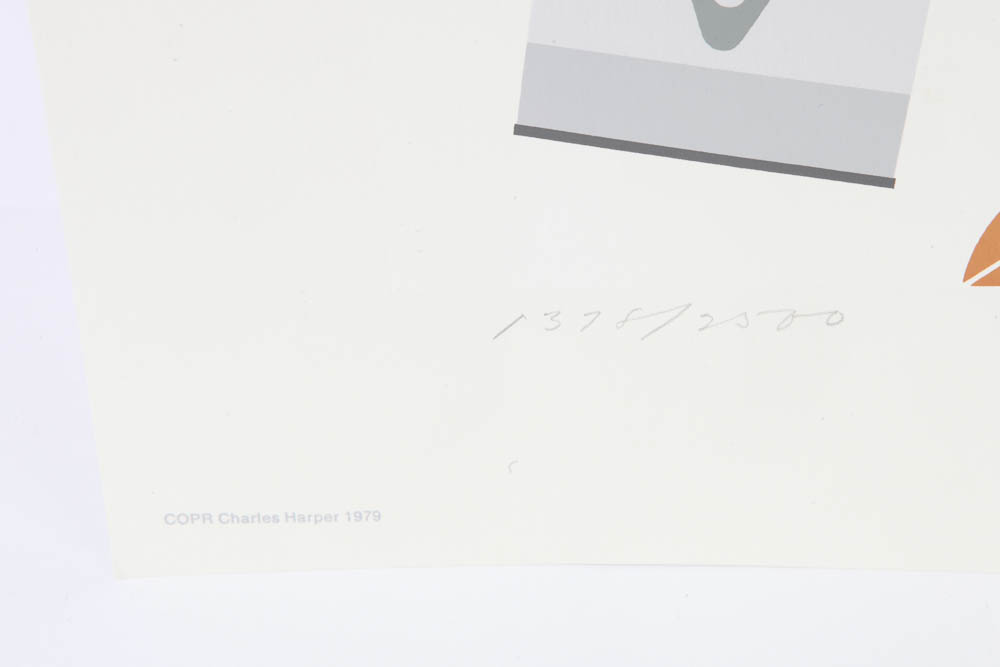 Charley Harper Limited Edition Serigraph "Furred Feeder"