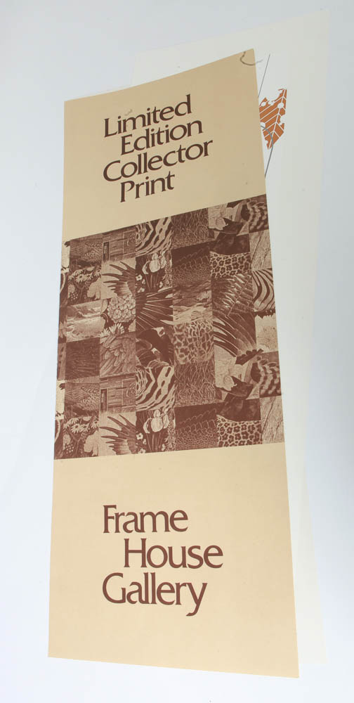 Charley Harper Limited Edition Serigraph "Furred Feeder"