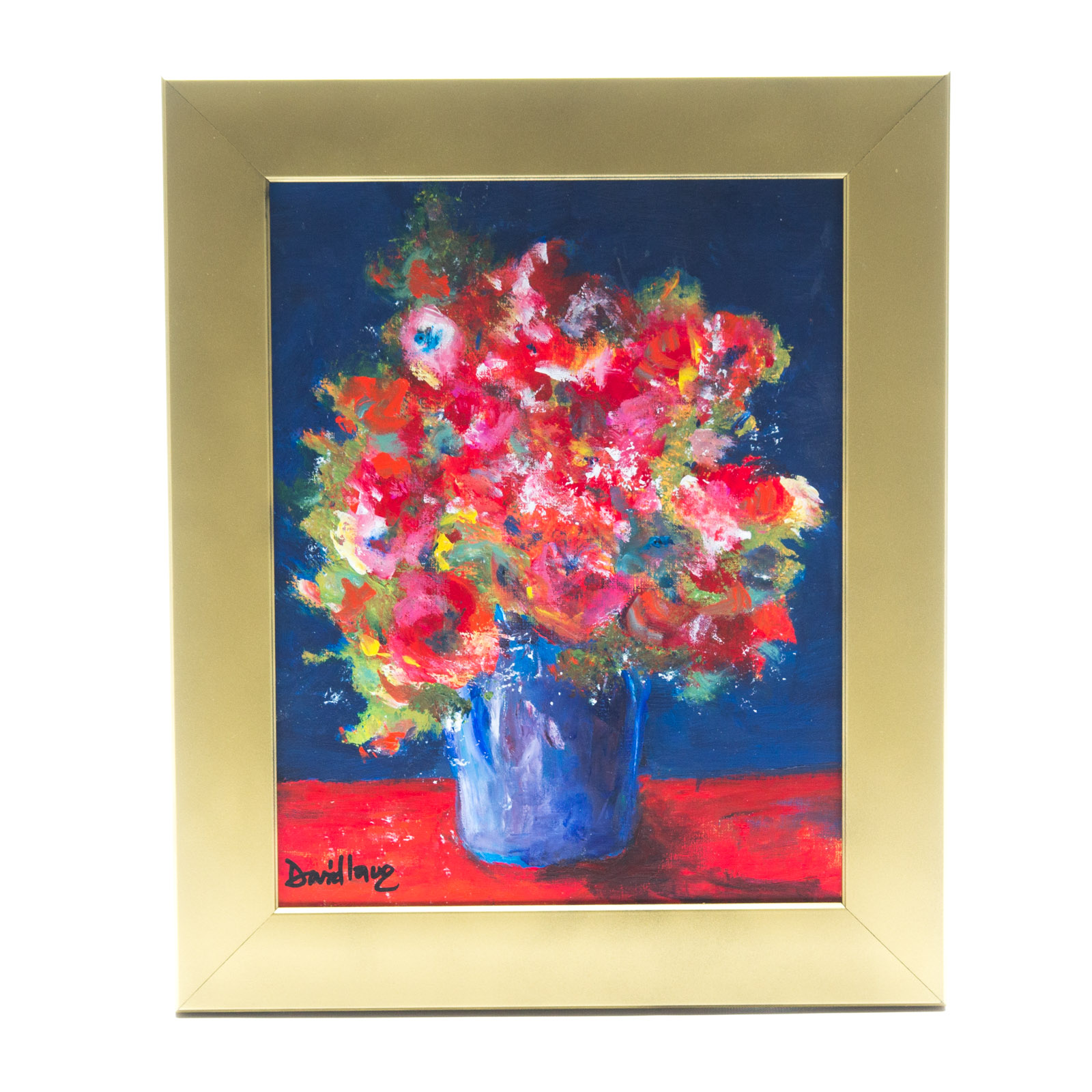 David Laug Acrylic Still Life on Board