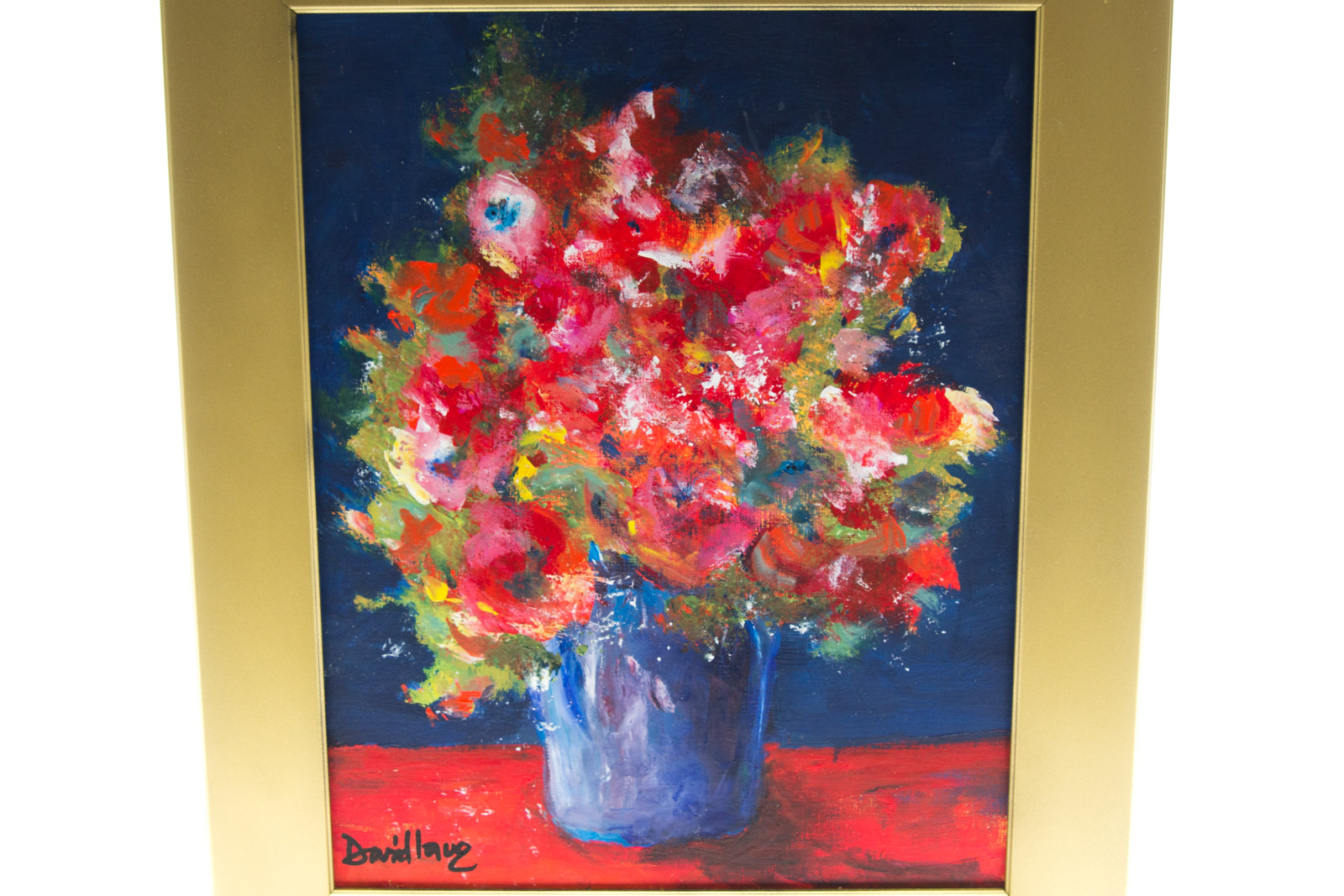 David Laug Acrylic Still Life on Board