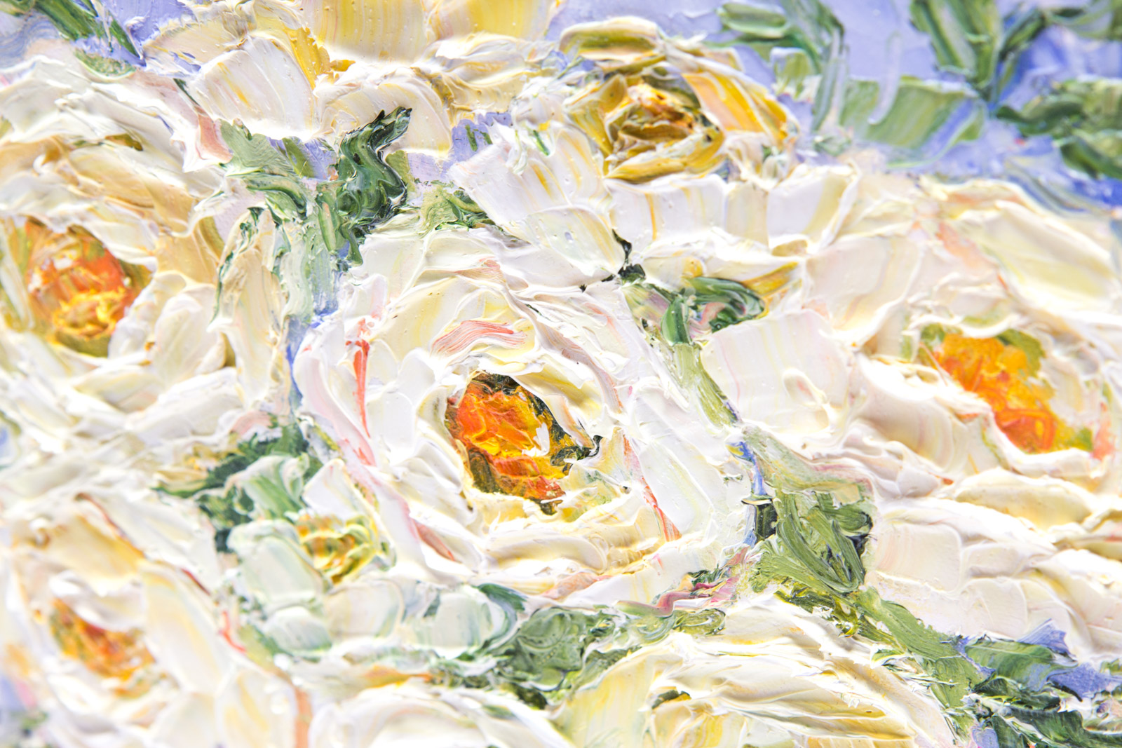 Barbara Heimann Floral Painting on Canvas
