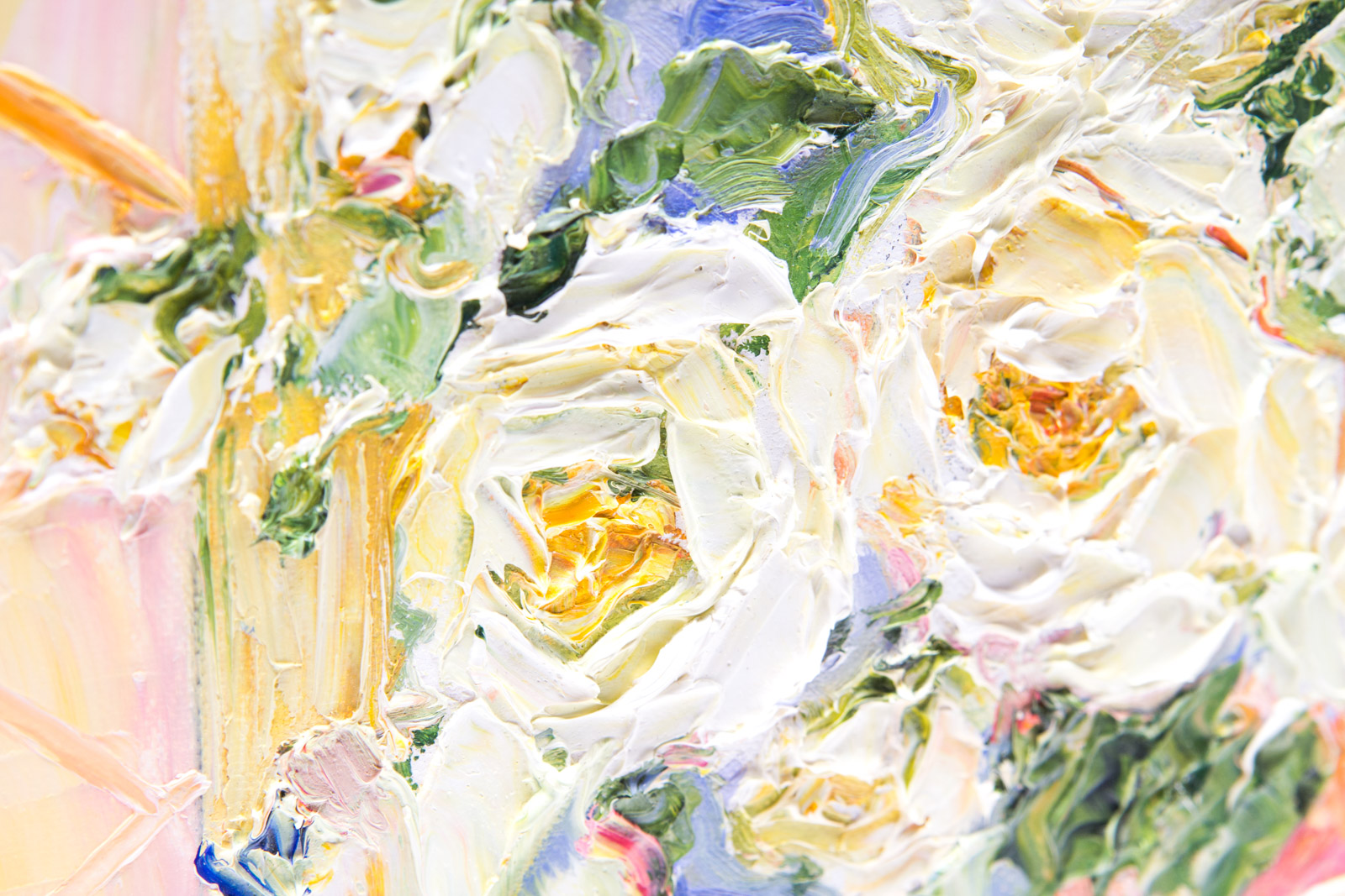 Barbara Heimann Floral Painting on Canvas