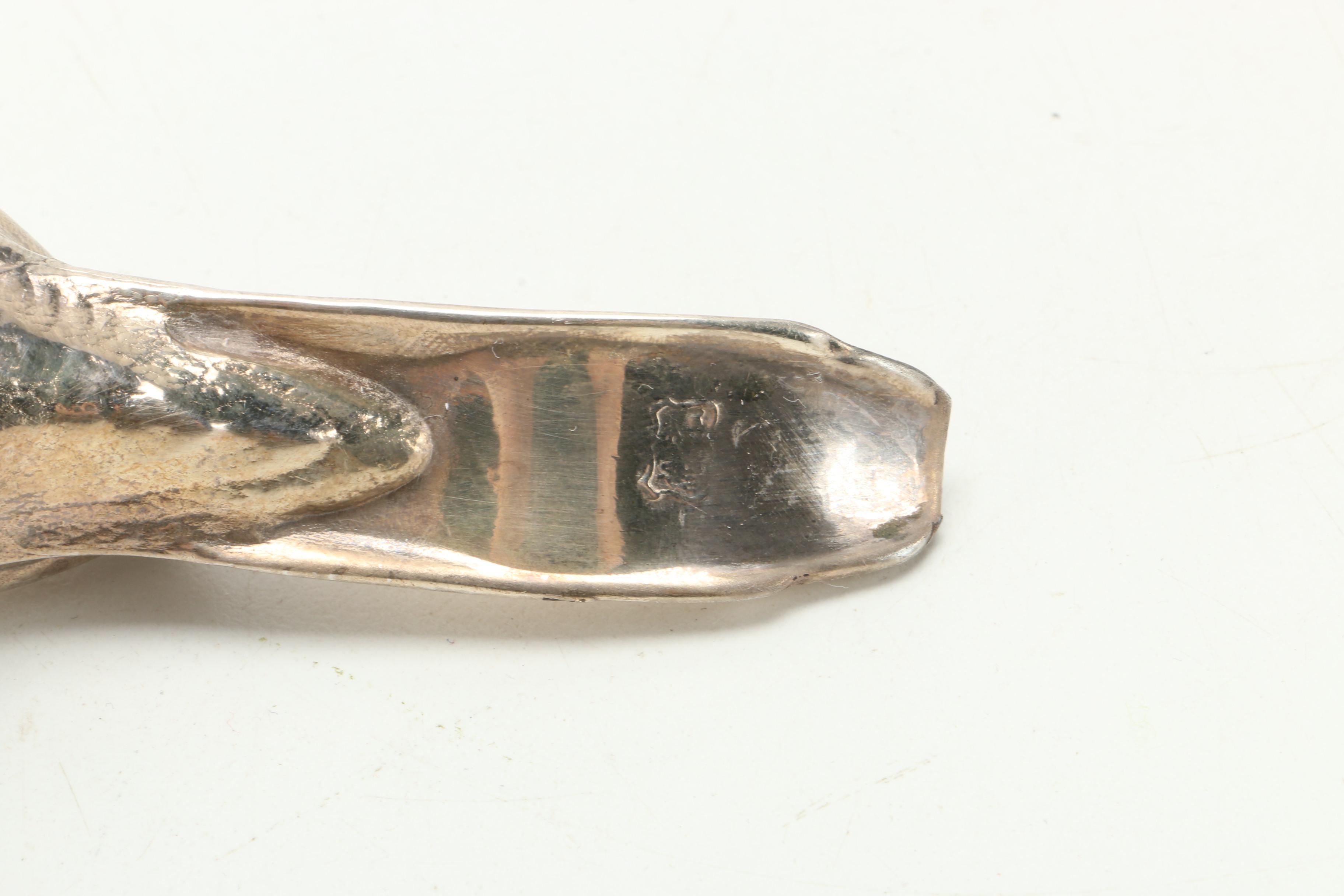 Weighted Sterling Salt and Pepper Shakers With Bird Figures