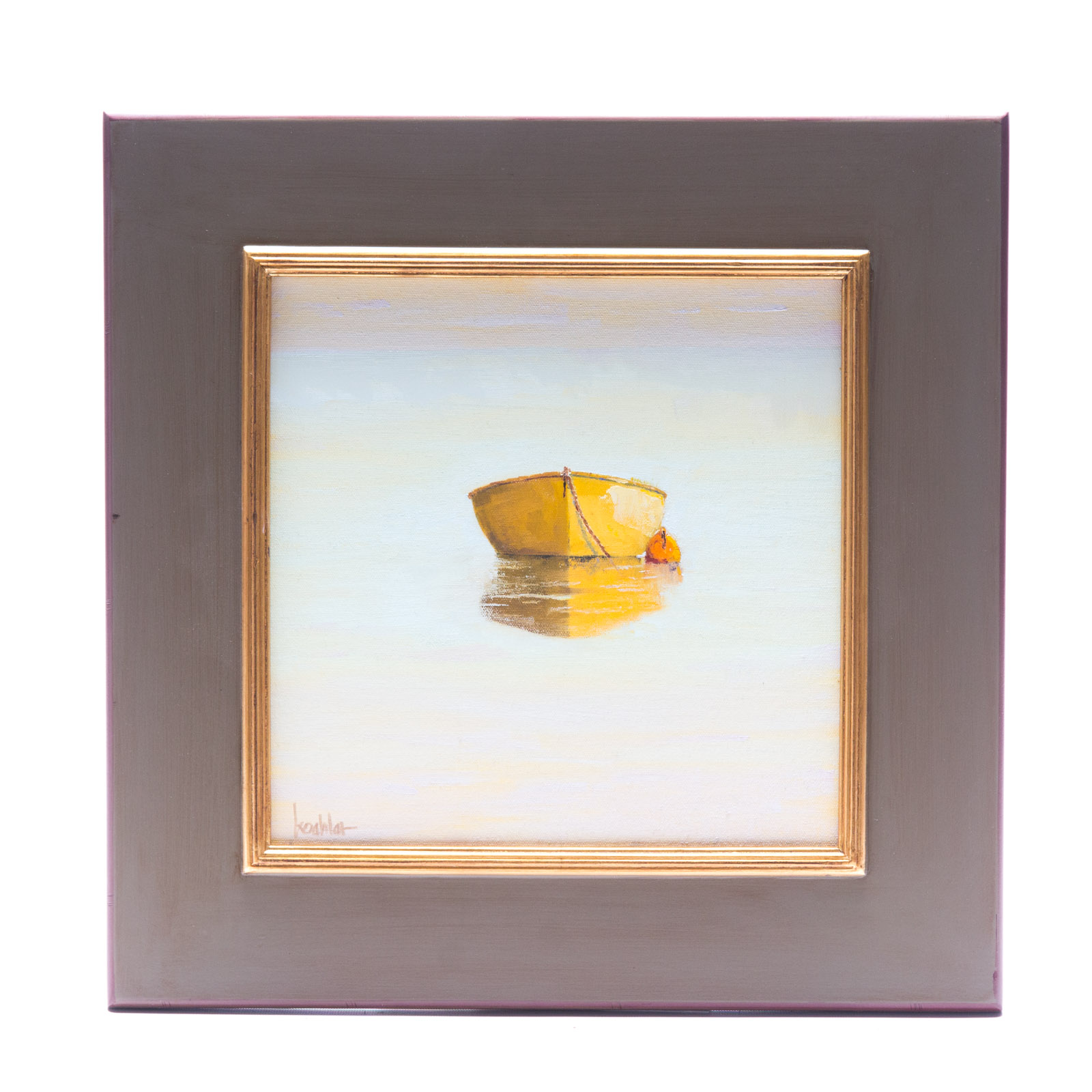 Rick Koehler Painting on Board "Lonesome Anchor"