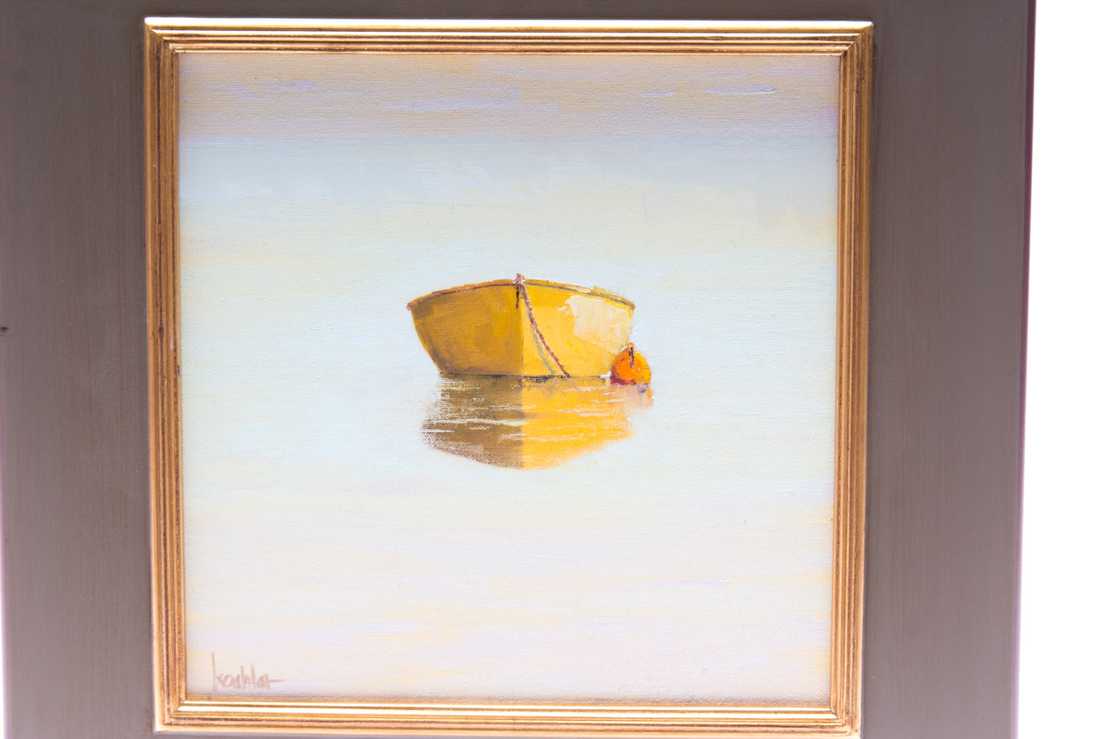 Rick Koehler Painting on Board "Lonesome Anchor"
