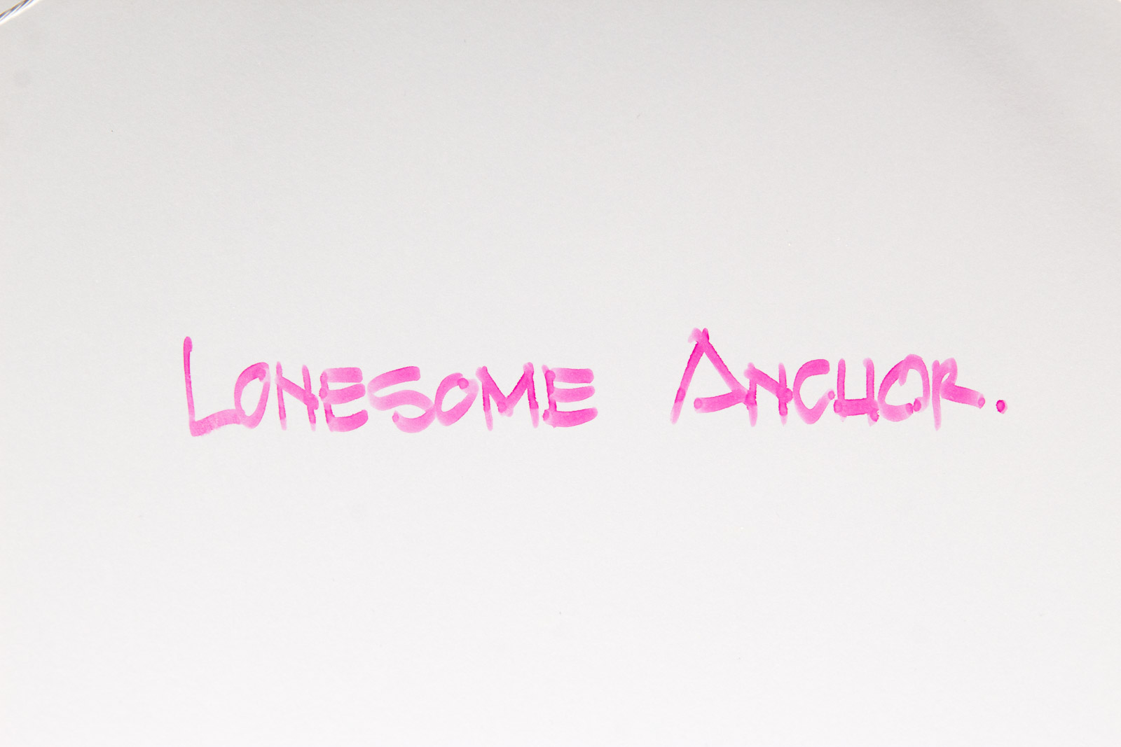 Rick Koehler Painting on Board "Lonesome Anchor"