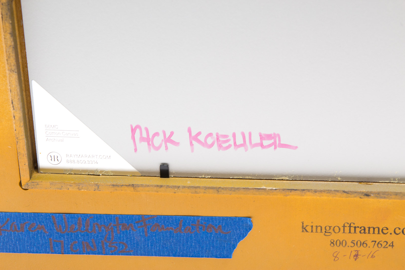 Rick Koehler Painting on Board "Lonesome Anchor"