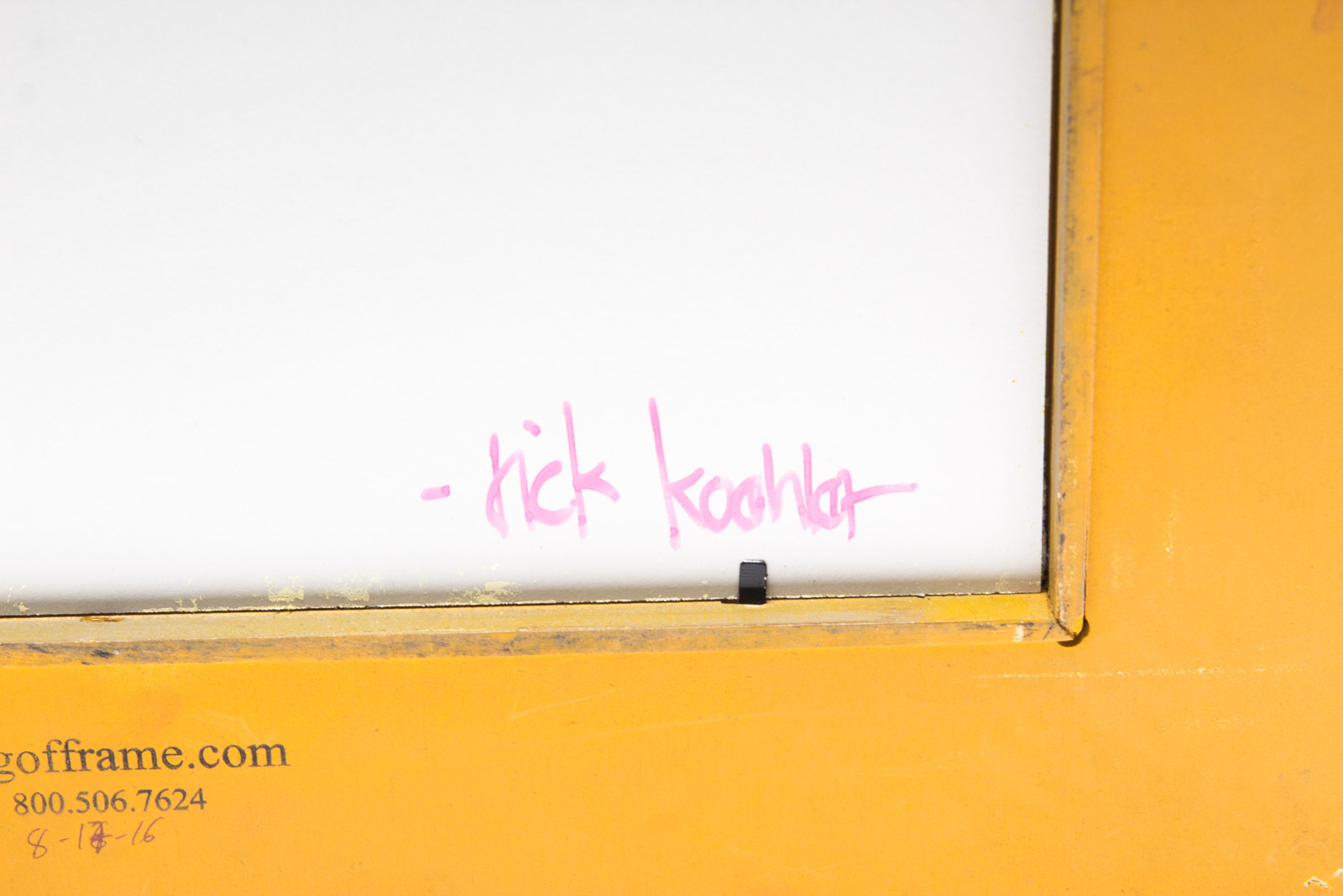 Rick Koehler Painting on Board "Lonesome Anchor"