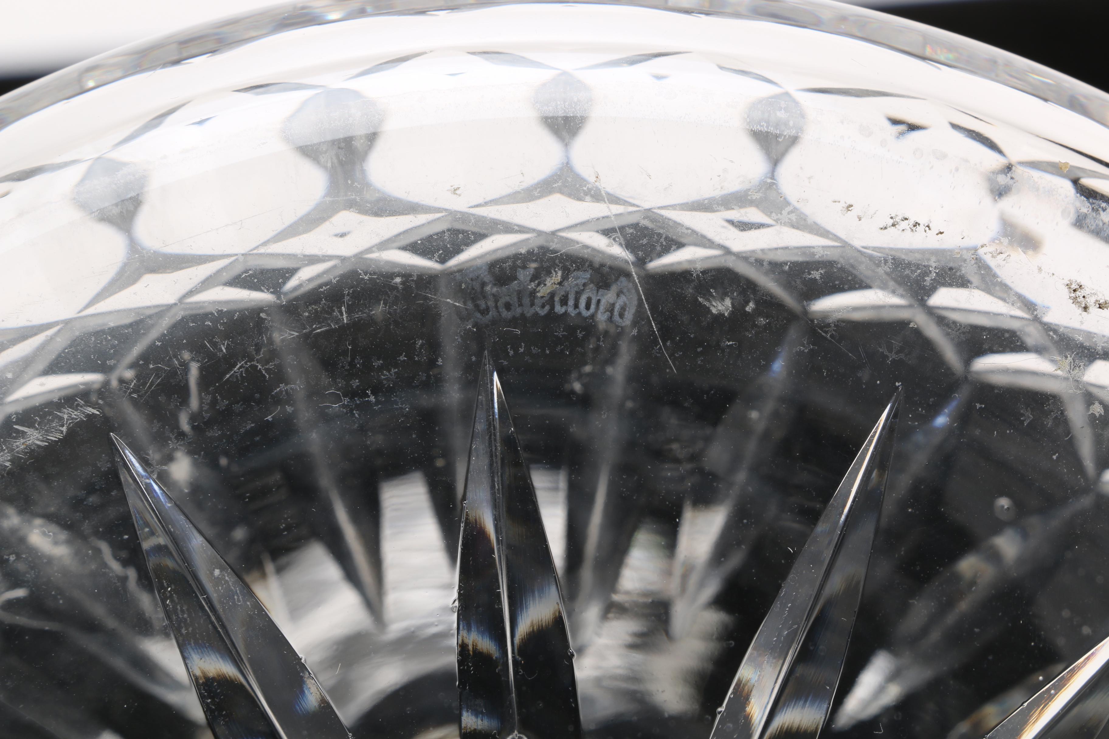 Waterford "Lismore" Crystal Ships Decanter and Stopper