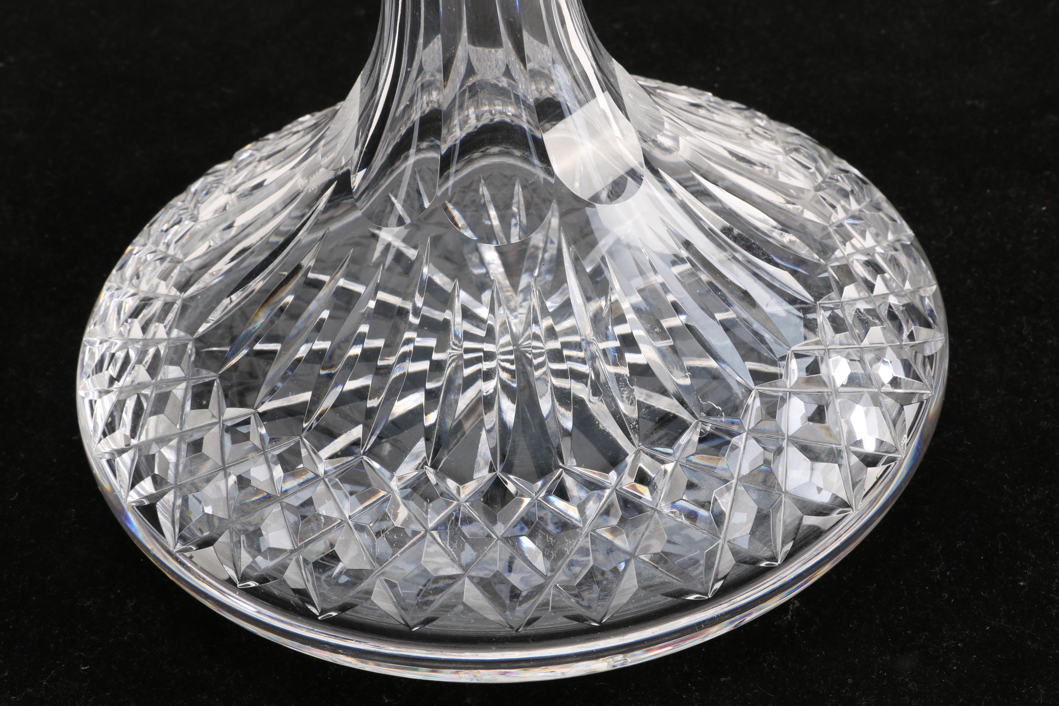 Waterford "Lismore" Crystal Ships Decanter and Stopper