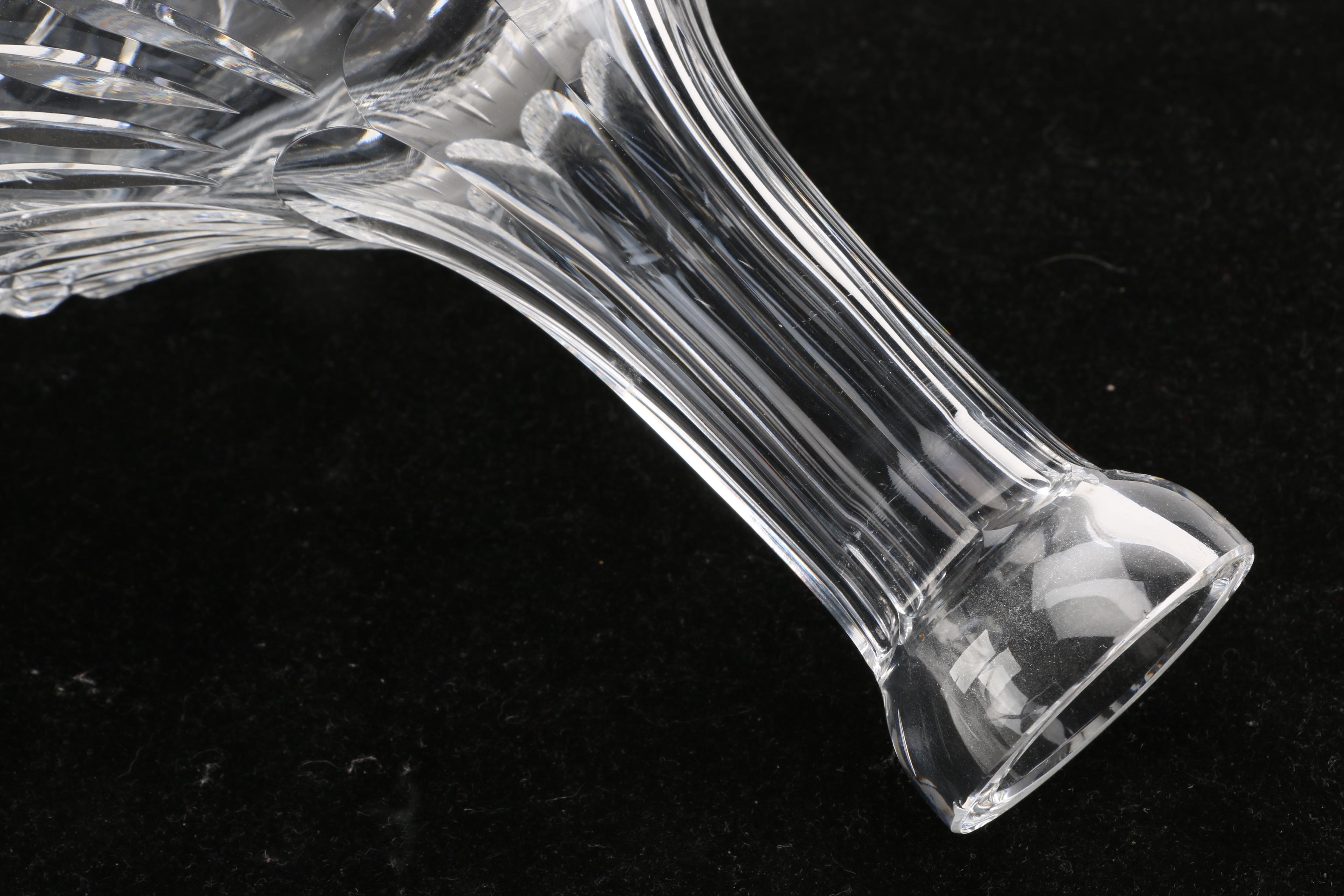 Waterford "Lismore" Crystal Ships Decanter and Stopper