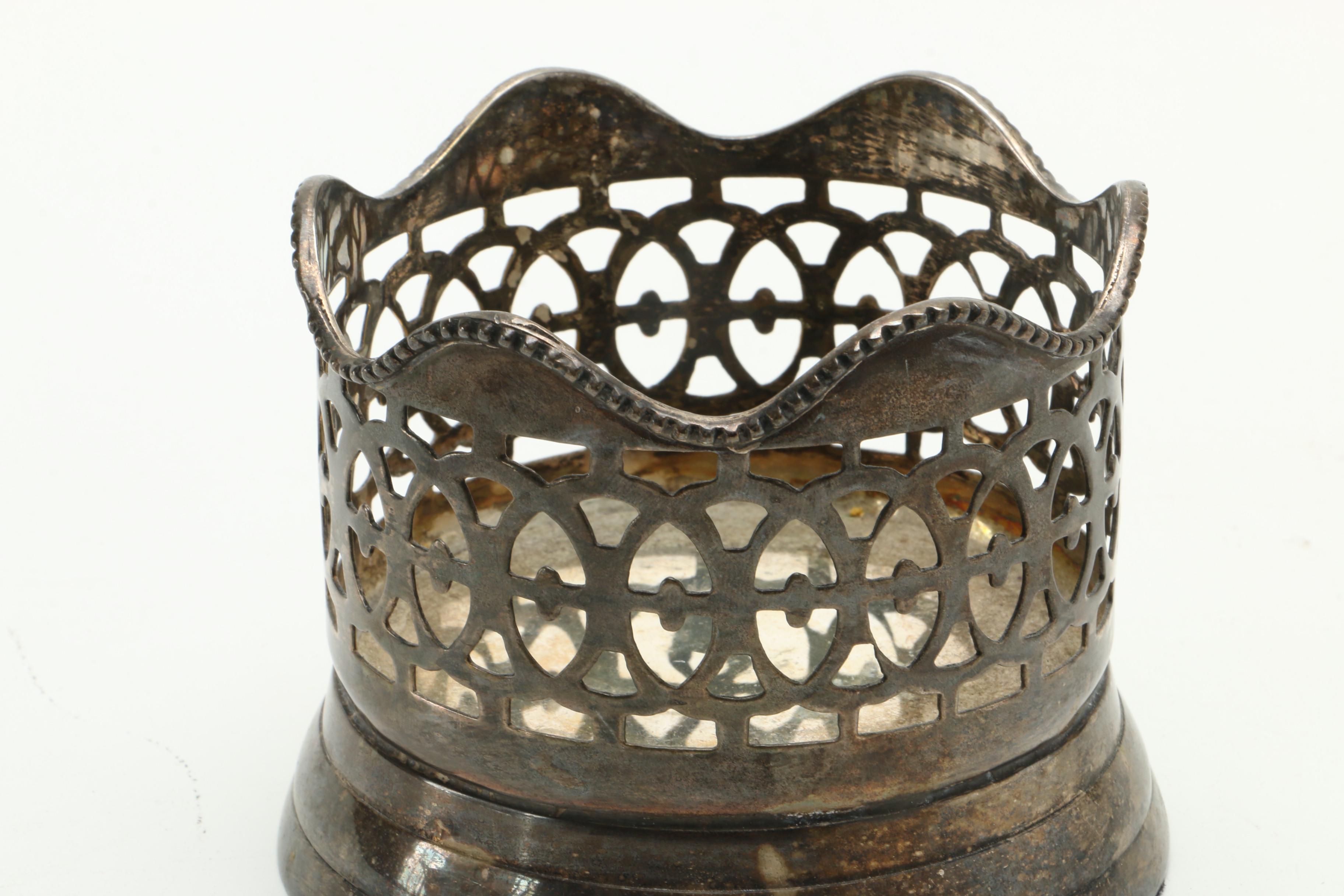 Silver Plate Serving Ware Including Eton