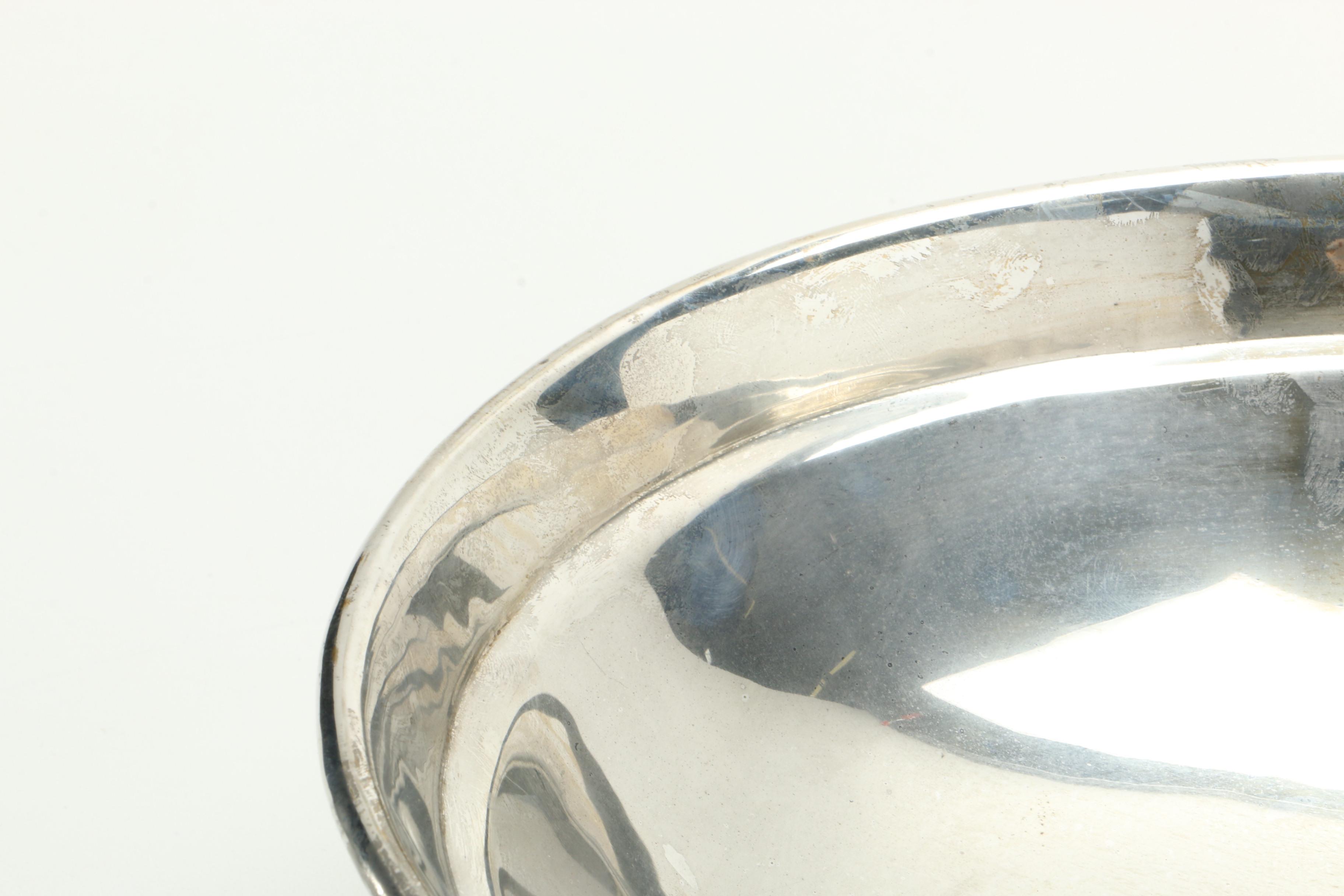 Silver Plate Serving Ware Including Eton