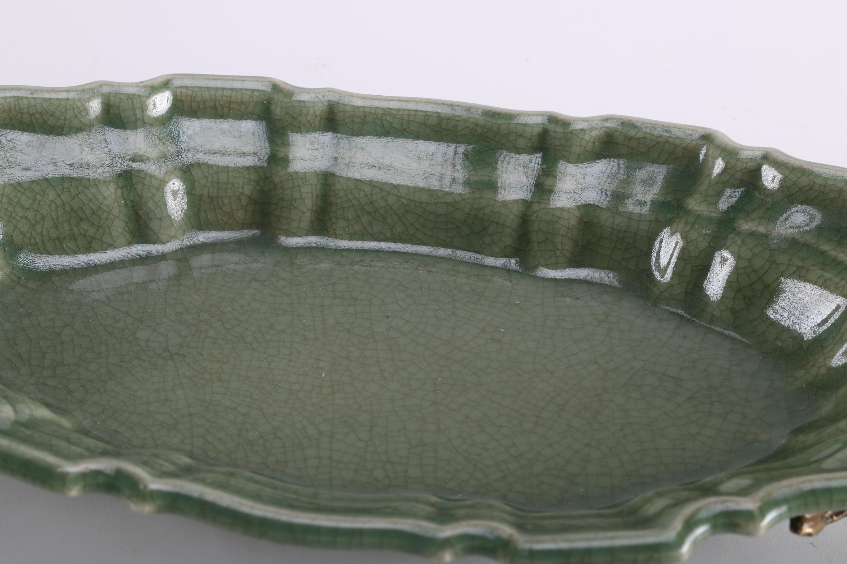 Mark Roberts Ceramic and Brass Bird Platter