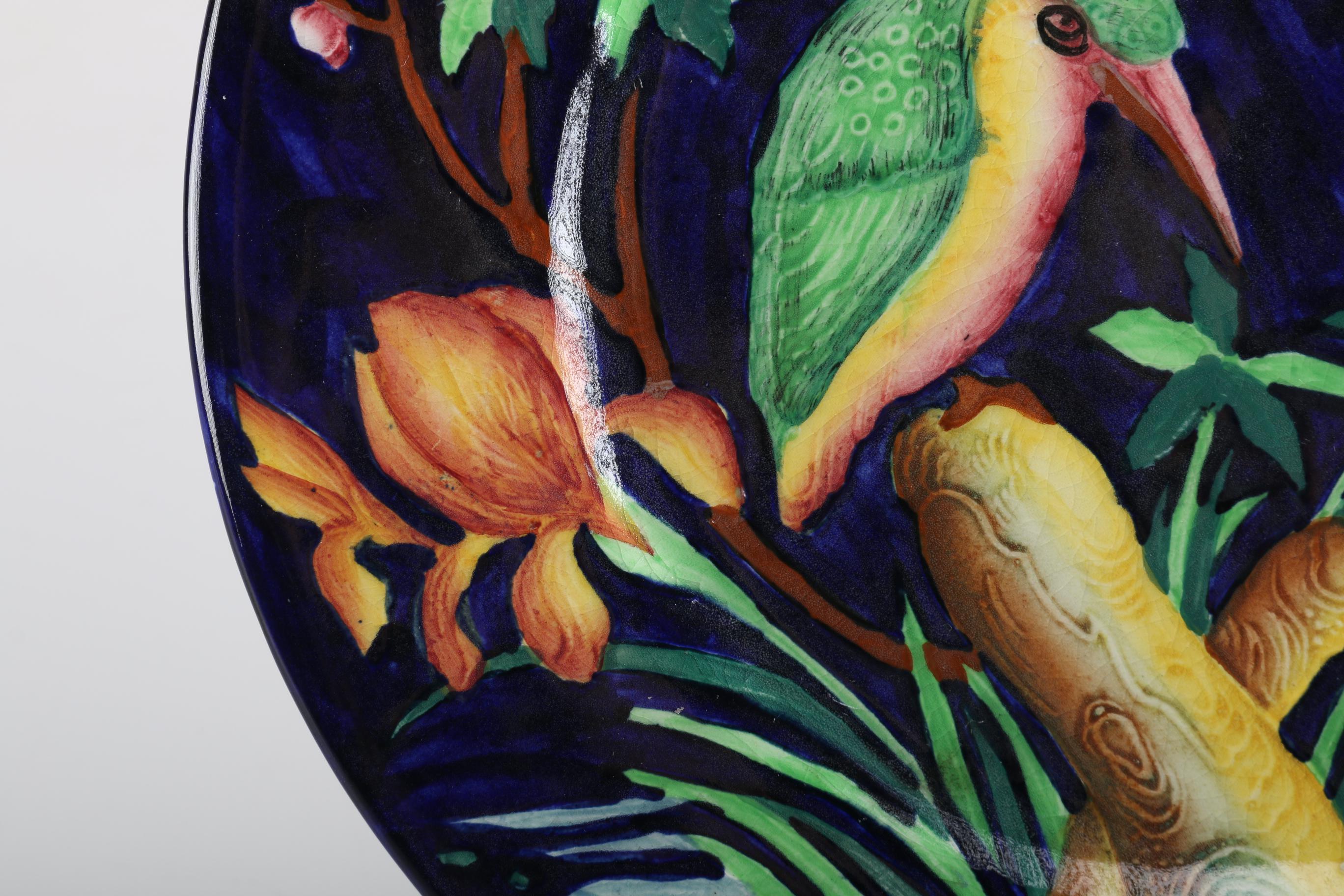 Hummingbird Plate with Brass Easel