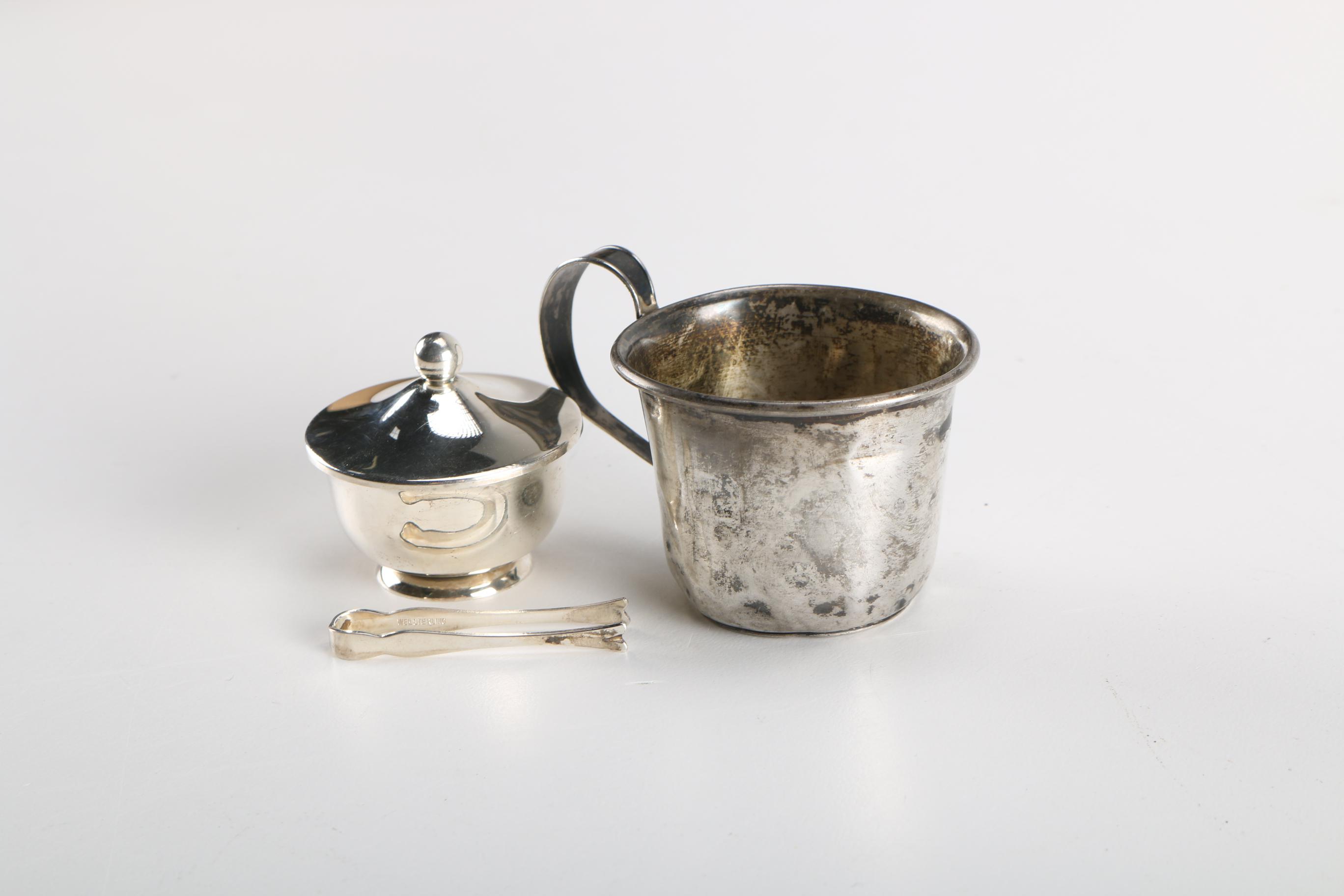 Sterling Silver Tableware Featuring Web