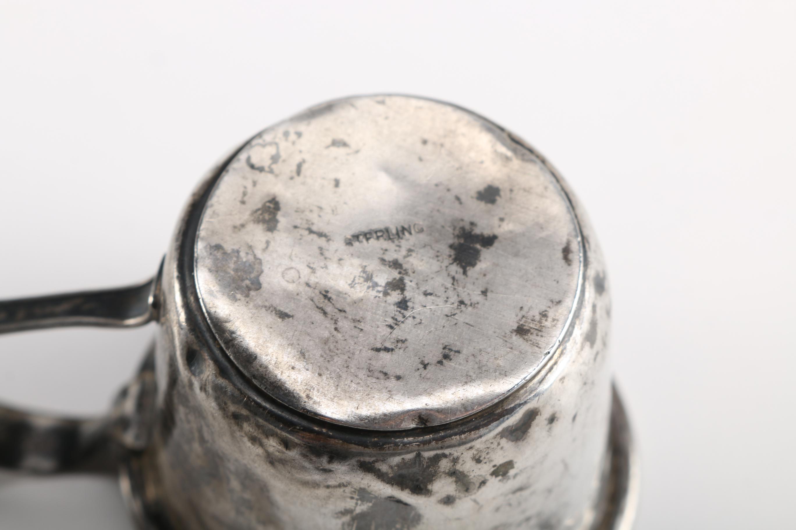 Sterling Silver Tableware Featuring Web